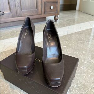 Gucci charlotte coco platform pumps good condition